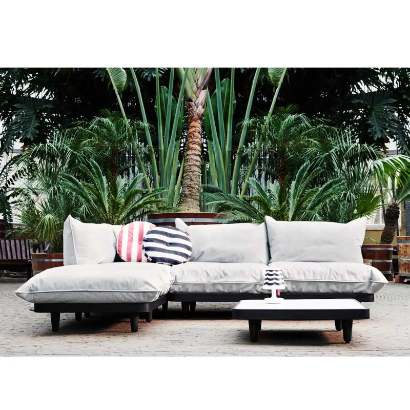 Fatboy Paletti 3-seat sofa with footstool, mist - DesertRiver.shop