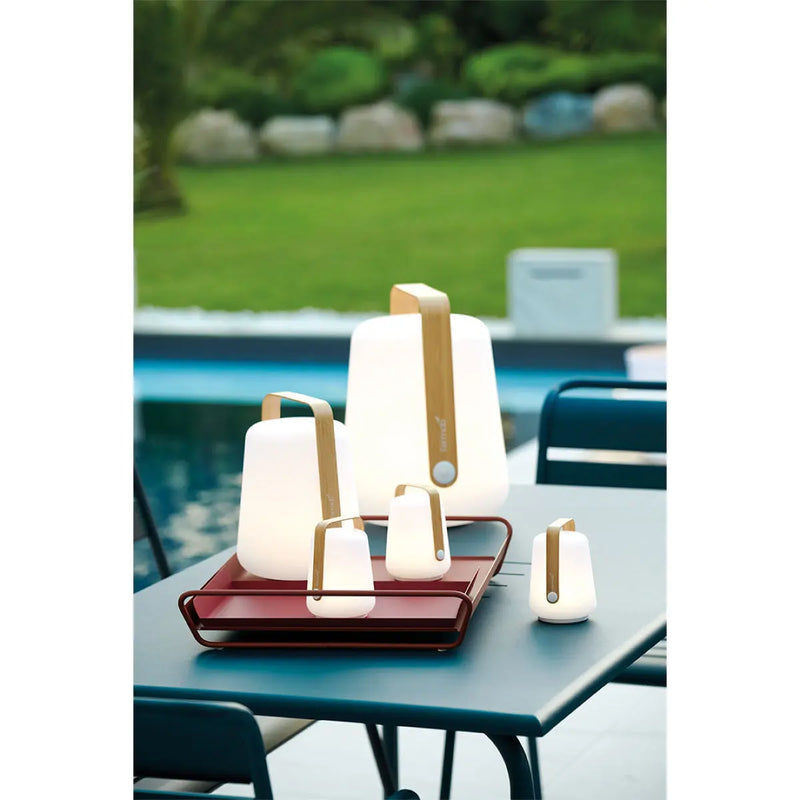 Fermob Balad set of 3 mini table lamps, bamboo (H12cm) - DesertRiver.shop