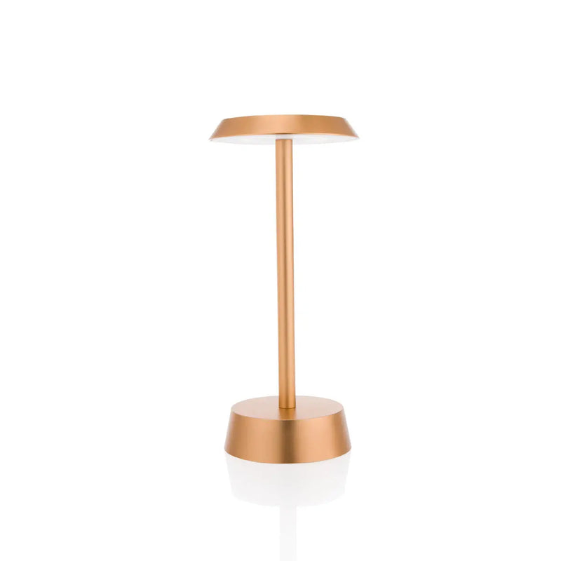 Filini Ciel metal table lamp, champagne gold - DesertRiver.shop