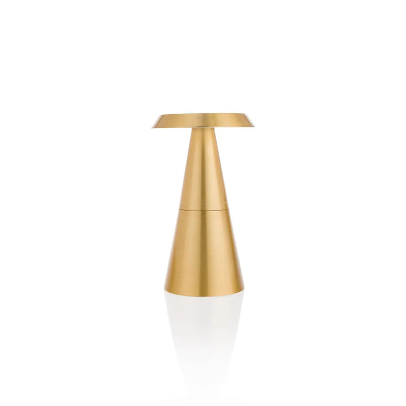 Filini Cone metal table lamp, gold - DesertRiver.shop