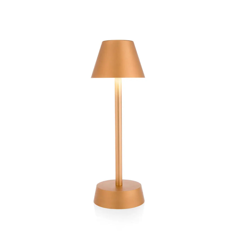 Filini Empire metal table lamp, champagne gold - DesertRiver.shop