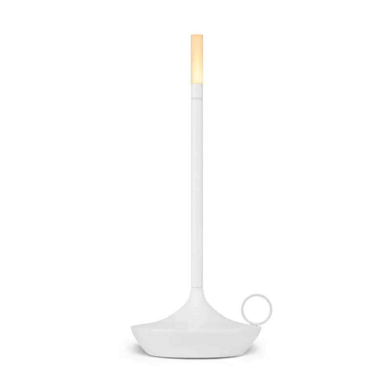 Graypants Wick portable table lamp, white - DesertRiver.shop