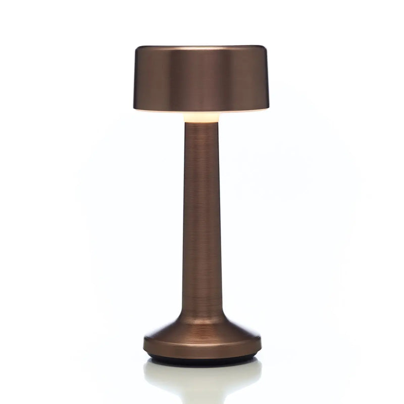 Imagilights Moments metal table lamp with cylinder top, bronze Imagilights