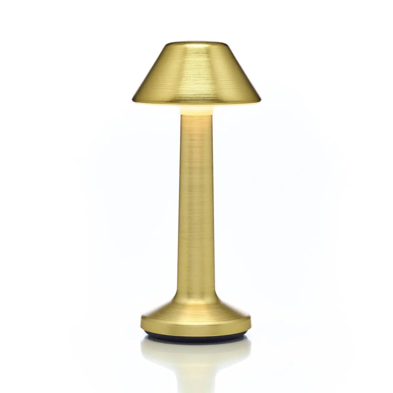 Imagilights Moments metal table lamp with skirt top, gold Imagilights