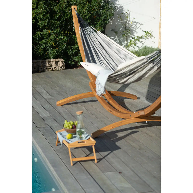 LA SIESTA Elipso Nature wooden stand for kingsize hammock - DesertRiver.shop