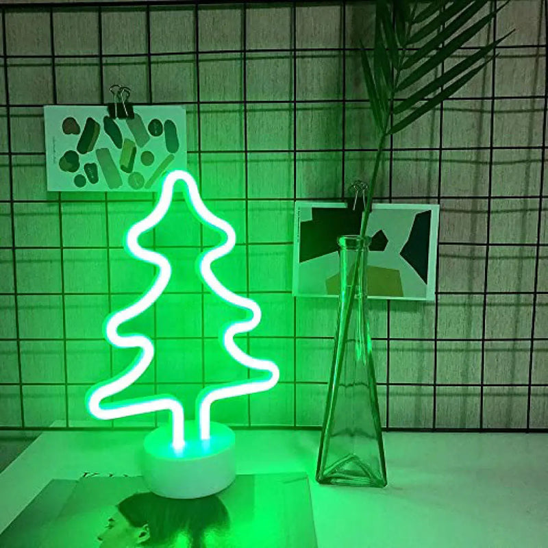 Neon Christmas tree light - DesertRiver.shop