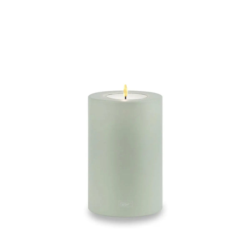 Qult Farluce Trend colour candle holder, desert sage green - DesertRiver.shop