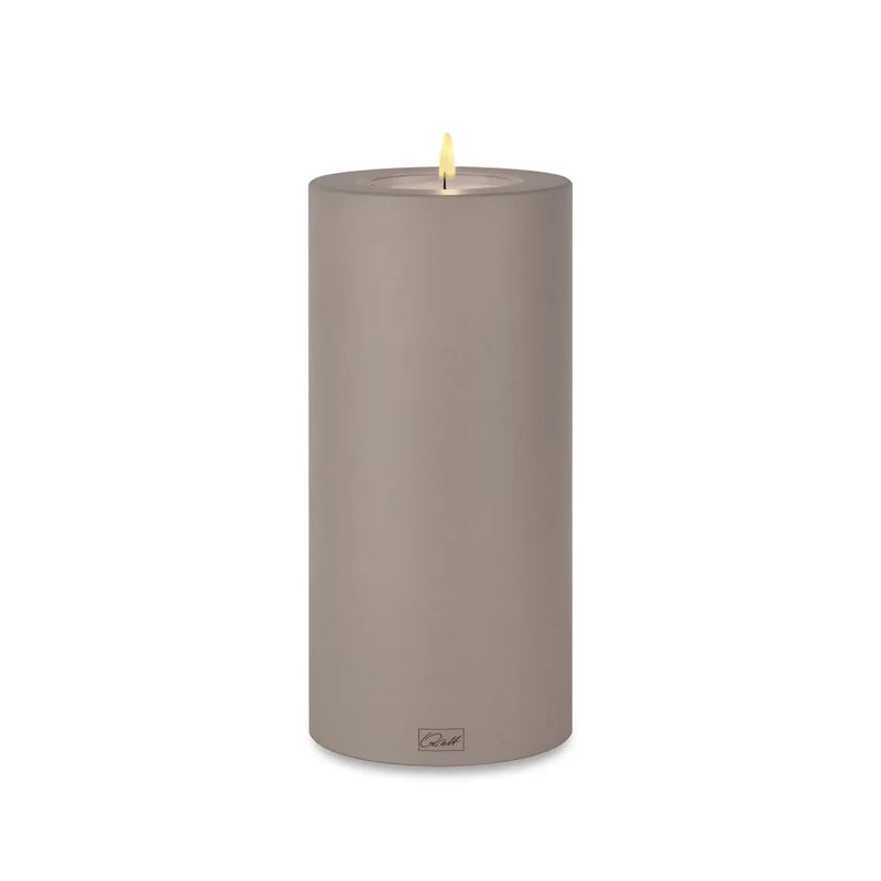 Qult Farluce Trend colour candle holder, taupe - DesertRiver.shop