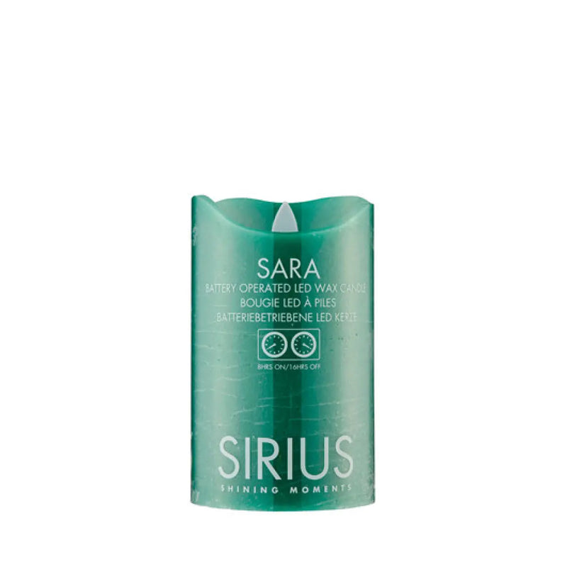Sirius Sara LED flameless candle, dusty green Sirius
