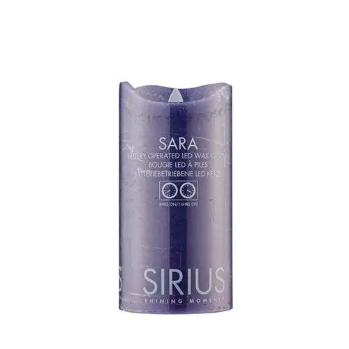 Sirius Sara LED flameless candle, lavender Sirius