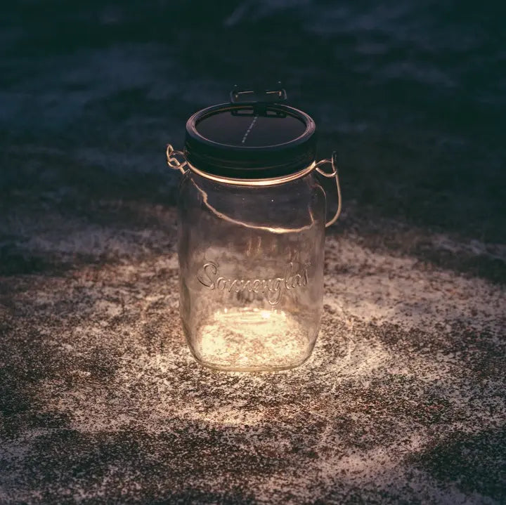 Sonnenglas Mini Solar jar decorative table light, set of 4 Sonnenglas