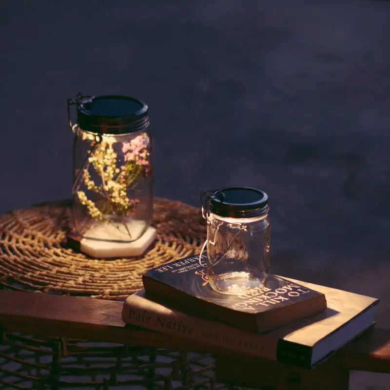 Sonnenglas Mini Solar jar decorative table light, set of 4 Sonnenglas