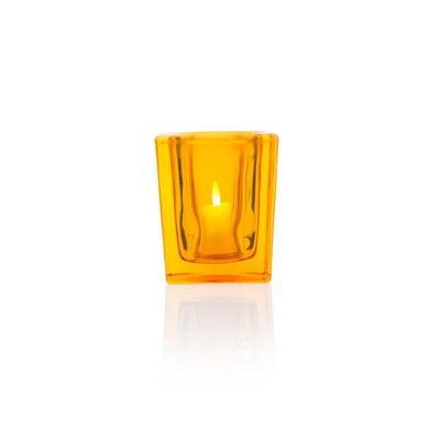 Tower candle holder orange Filini