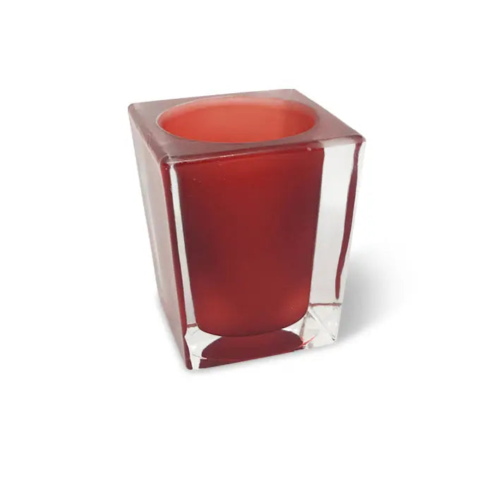 Tower candle holder red Filini