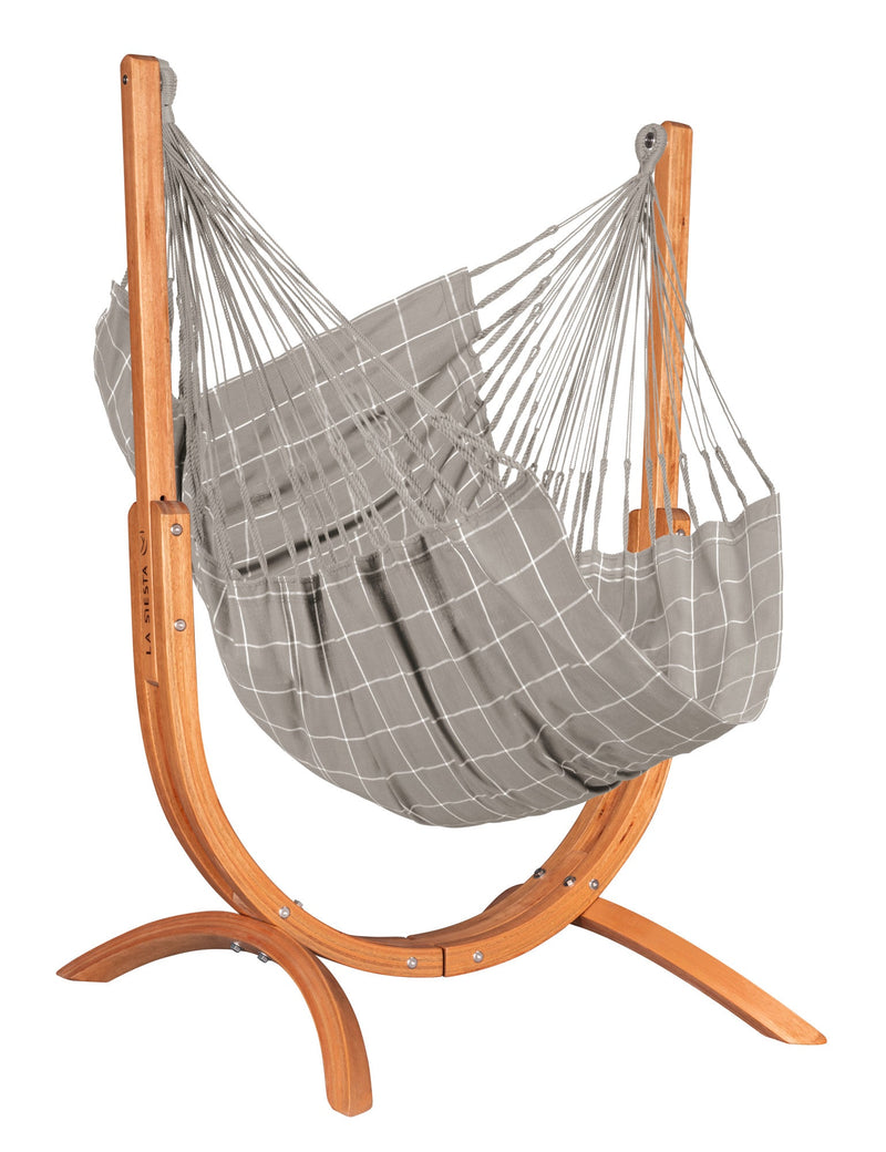 LA SIESTA Udine Outdoor hammock chair with wooden stand (115 cm)