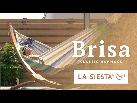 LA SIESTA Brisa classic swing hammock, kingsize (180 cm width). Stand optional.